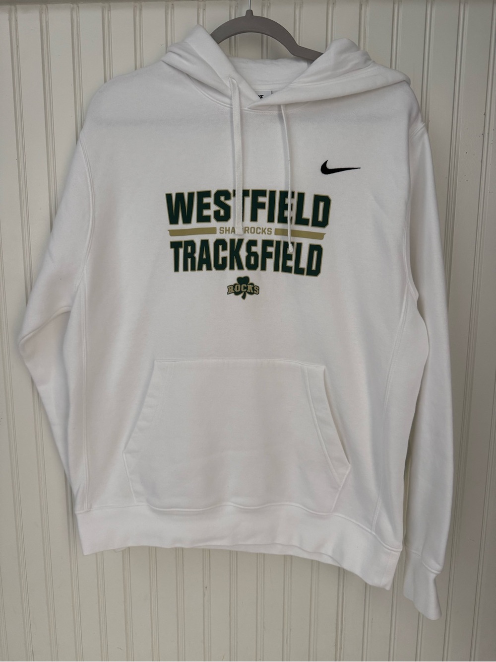 Nike men’s Westfield Shamrocks Track and Field hoodie